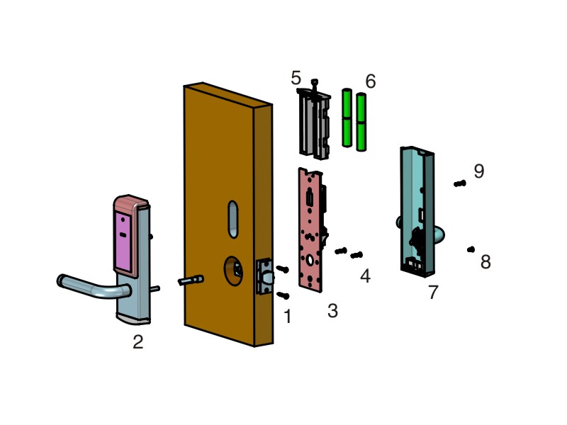 Base II LEVER RFID 06
