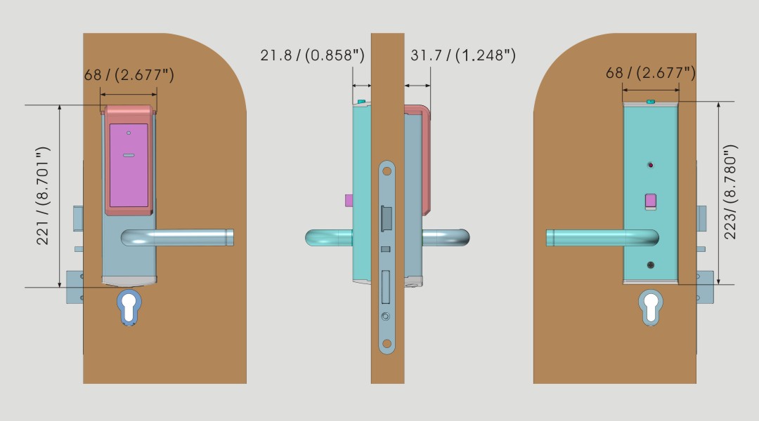Base II LEVER RFID 05