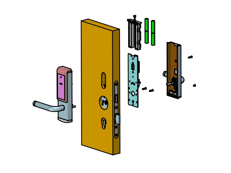 Base II LEVER RFID 06