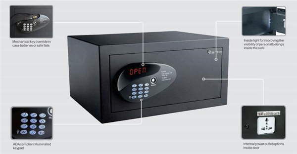 electronic hotel safe
