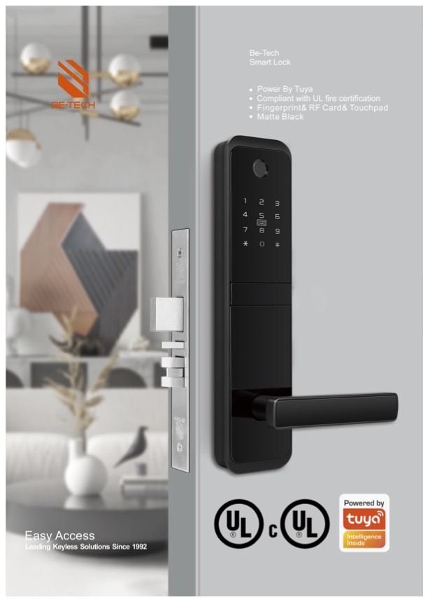 Be-Tech Smart Door Lock with UL-Certified - K90