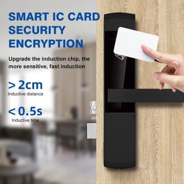 ELECTRONIC HOTEL LOCK-VISUAL RFID ALUMINIUM